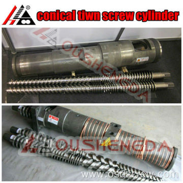 machine reciprocating screw barrel with conical type